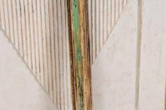Italian 18th Century Green and Cream Painted Wooden Rectangular Frame - 3605994