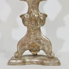 Italian 18th Century Hand Carved And Silvered Wooden Baroque Reliquary - 4111756