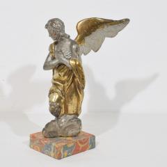 Italian 18th Century Hand Carved Baroque Winged Angel - 4111966