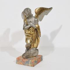 Italian 18th Century Hand Carved Baroque Winged Angel - 4111967