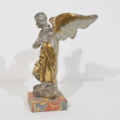 Italian 18th Century Hand Carved Baroque Winged Angel - 4111970