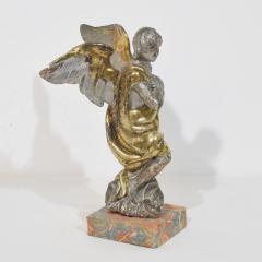 Italian 18th Century Hand Carved Baroque Winged Angel - 4111974