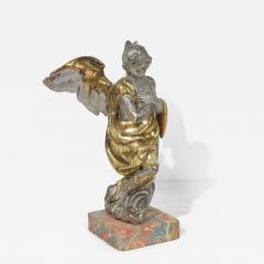 Italian 18th Century Hand Carved Baroque Winged Angel - 4151601