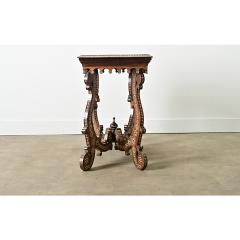 Italian 18th Century Inlay Console Table - 4254624