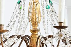 Italian 18th Century Massive Giltwood and Crystal Chandelier - 4596500