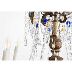 Italian 18th Century Massive Giltwood and Crystal Chandelier - 4596506