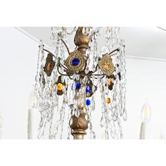 Italian 18th Century Massive Giltwood and Crystal Chandelier - 4596509