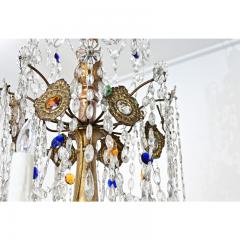 Italian 18th Century Massive Giltwood and Crystal Chandelier - 4596513