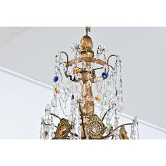 Italian 18th Century Massive Giltwood and Crystal Chandelier - 4596516