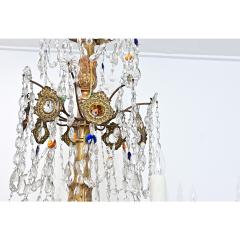 Italian 18th Century Massive Giltwood and Crystal Chandelier - 4596519