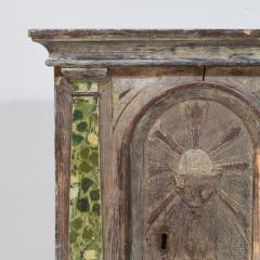 Italian 18th Century Neoclassical Silvered And Painted Wooden Tabernacle - 4108915
