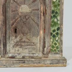 Italian 18th Century Neoclassical Silvered And Painted Wooden Tabernacle - 4108918