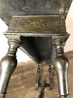 Italian 18th Century Painted Baroque Hall Bench - 1834480