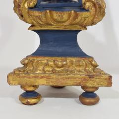 Italian 18th Century Pair Baroque Carved Wooden Reliquary Shrines - 4111769