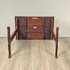 Italian 18th Century Parquetry Inlaid Campaign Desk - 4382338