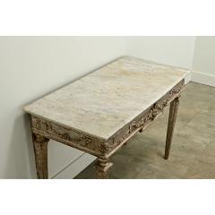 Italian 18th Century Silver Gilt Marble Console - 3593677