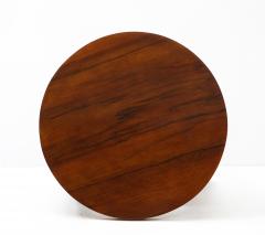 Italian 1930s Art Deco Circular Walnut Side Table - 1203454