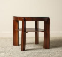 Italian 1930s Art Deco Walnut Side Table - 4782969