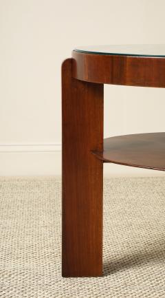 Italian 1930s Art Deco Walnut Side Table - 4782989