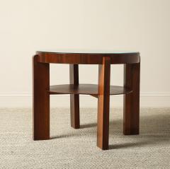 Italian 1930s Art Deco Walnut Side Table - 4783065