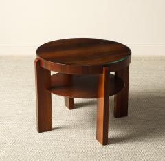 Italian 1930s Art Deco Walnut Side Table - 4783068