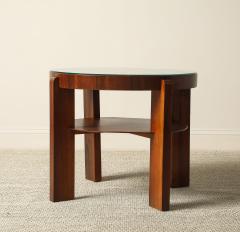 Italian 1930s Art Deco Walnut Side Table - 4783070