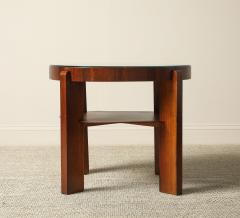 Italian 1930s Art Deco Walnut Side Table - 4783112