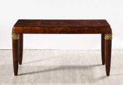 Italian 1930s Burl Walnut Writing Desk - 3927769