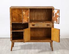 Italian 1940s Cerused Oak Cabinet or Dry Bar - 2948277