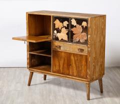 Italian 1940s Cerused Oak Cabinet or Dry Bar - 2948283