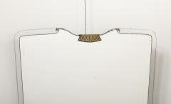 Italian 1940s Glass and Brass Wall Mirror - 3926929