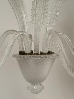 Italian 1940s Murano Clear Glass Chandelier - 466746