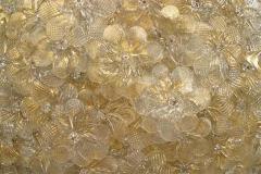 Italian 1940s Style Murano Flush Ceiling Fixture - 737353