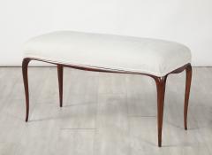 Italian 1940s Walnut Bench - 4425096