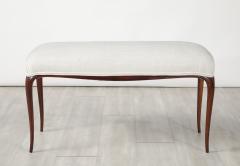 Italian 1940s Walnut Bench - 4425097