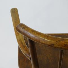 Italian 1940s folk art wood and plywood armchair - 3496035