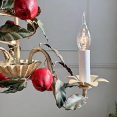 Italian 1950s Apple Tole Chandelier - 3826423