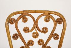 Italian 1950s Bamboo Armchair - 4428217