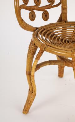 Italian 1950s Bamboo Armchair - 4428222