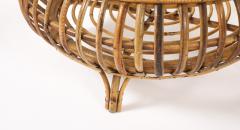 Italian 1950s Bamboo Basket with Handle - 4430362