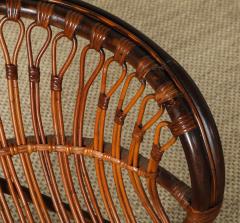 Italian 1950s Bamboo Lounge Chair - 4782366