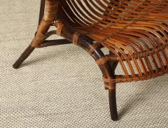 Italian 1950s Bamboo Lounge Chair - 4782369