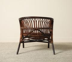 Italian 1950s Bamboo Lounge Chair - 4782387