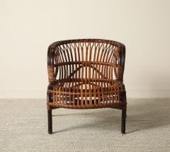 Italian 1950s Bamboo Lounge Chair - 4782395