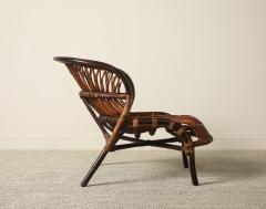 Italian 1950s Bamboo Lounge Chair - 4782399