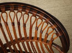 Italian 1950s Bamboo Lounge Chair - 4782402