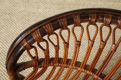Italian 1950s Bamboo Lounge Chair - 4782408