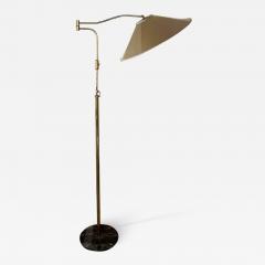 Italian 1950s Brass Floor Lamp With Marble Base - 2886064
