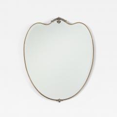 Italian 1950s Brass Shaped Beveled Mirror - 4426308