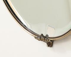 Italian 1950s Brass Shaped Wall Mirror with Horse Sculpture - 3927625